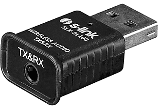 S-LINK SLX-BL100 2 in 1 Bluetooth Music 3.5 Jack Receiver / Transmitter Outlet 1219105