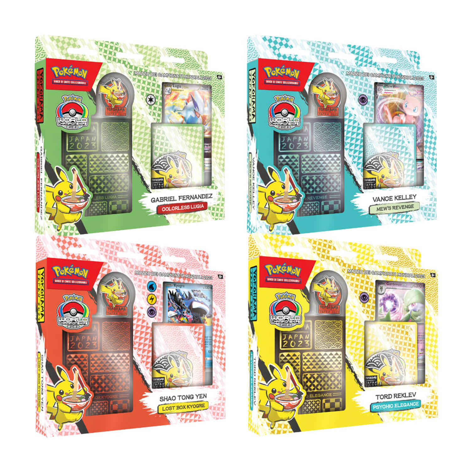 Carte DA Gioco Pokemon Mazzi Campionati Mondiali