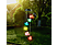 GARDEN OF EDEN Felakasztható szolár lámpa, méhecske, RGB LED-del, 78 x 12,5 cm (11740D)
