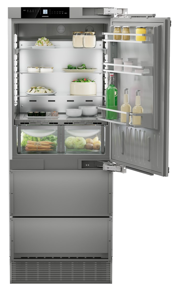 LIEBHERR ECBNe 7870 Beépíthető kombinált hűtőszekrény BioFresh-sel és NoFrost-tal