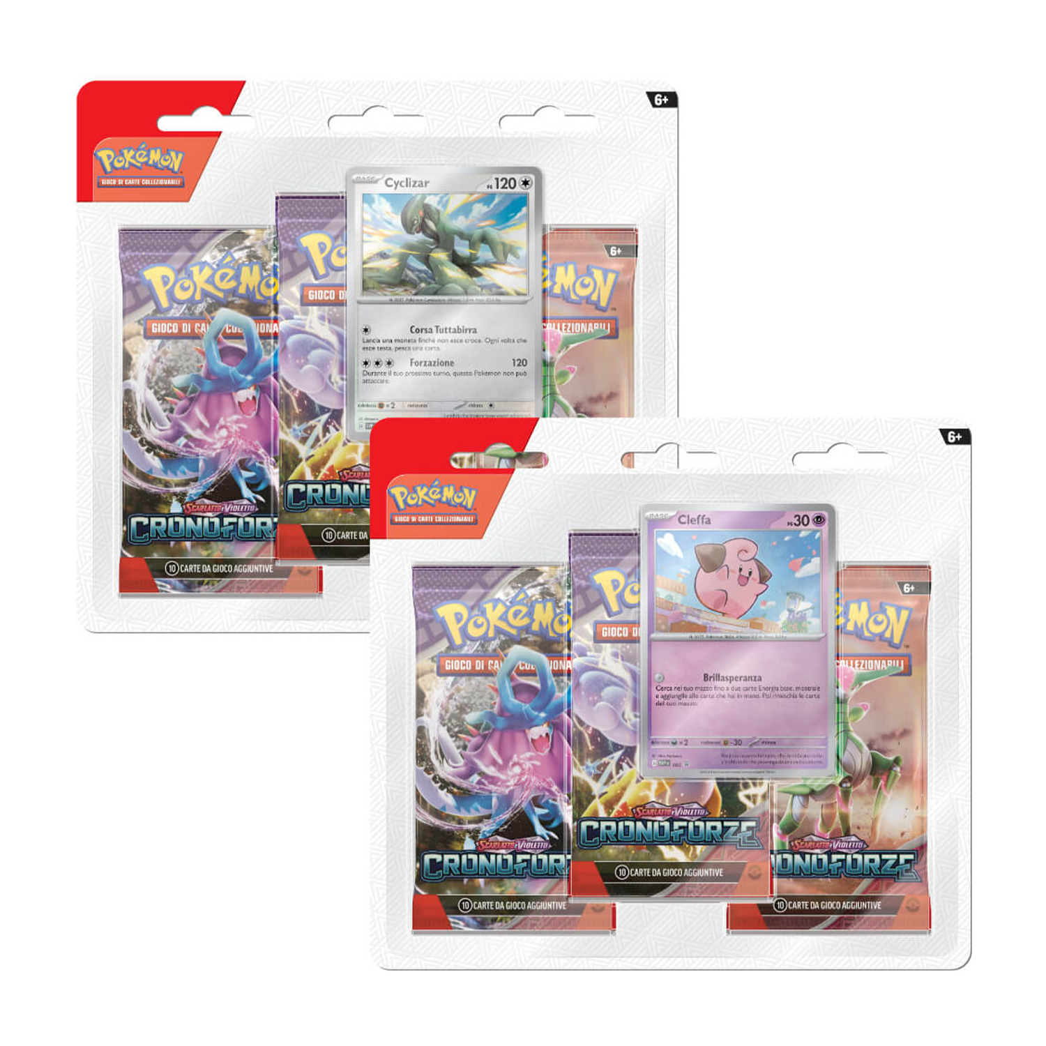 Carte DA Gioco Pokemon Blister 3Bust.+1Card Sv05