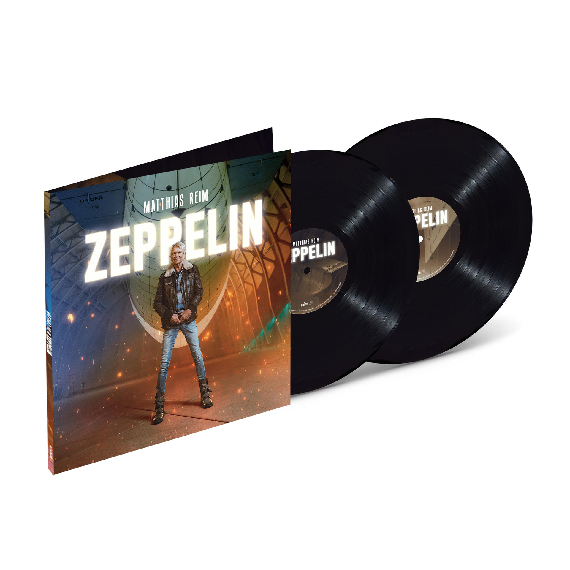 Vinyl-Schallplattenset mit Cover-Art von Matthias Reim, Zeppelin.
