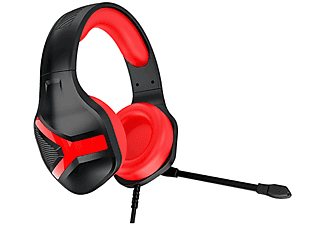RAMPAGE RM-X1 Python 3.5mm Gaming Oyuncu Mikrofonlu Kulak Üstü Kulaklık Siyah/Kırmızı Outlet 1212358