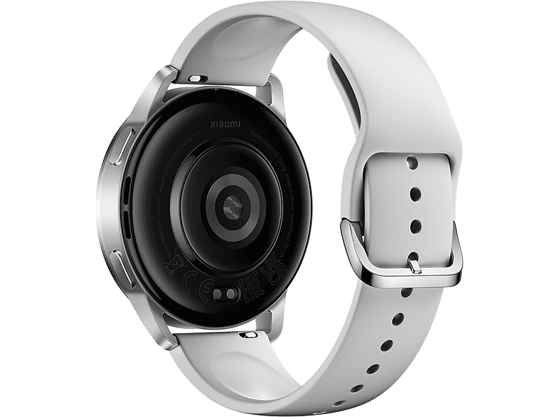 XIAOMI Watch S3 Smartwatch Edelstahl Fluorkautschuk, 22 mm, Silver