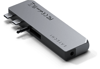 SATECHI Pro Hub Mini, multiport adapter, 2x USB-A, 2x USB-C, LAN, 3,5mm jack, asztroszürke (ST-UCPHMIM)
