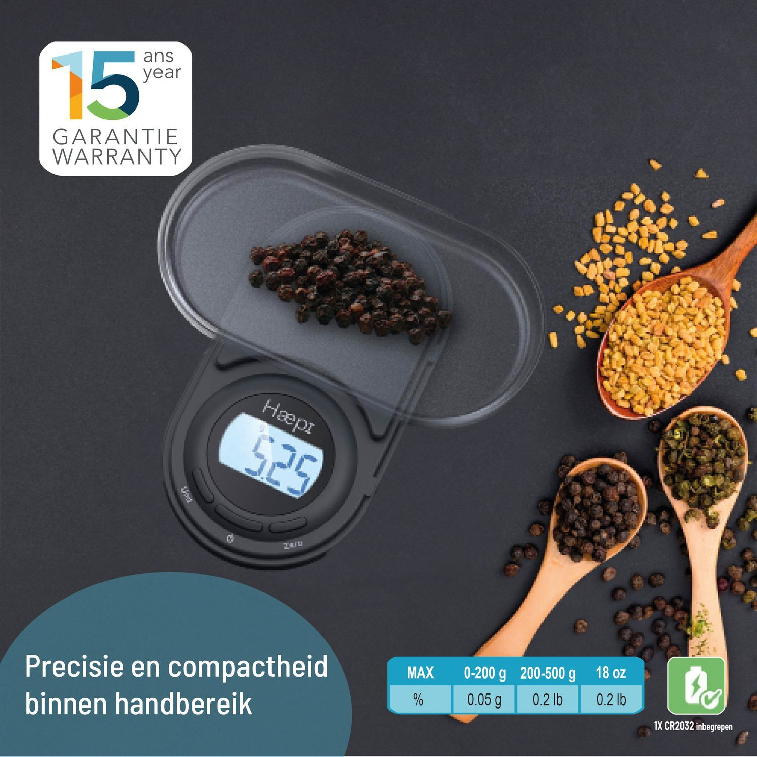 HAEPI Absolute Precision - Keukenweegschaal