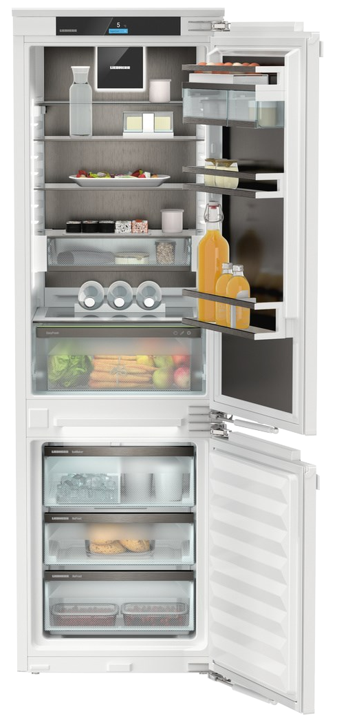 LIEBHERR ICNbsci 5173 Beépíthető kombinált hűtőszekrény EasyFresh és NoFrost funkciókkal