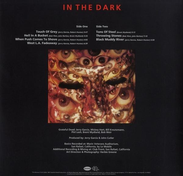 In the Dark című album borítója sok szemmel.
