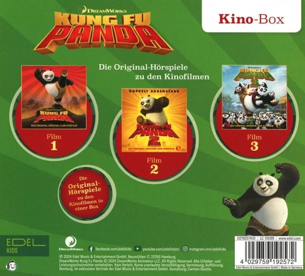 Kung Fu Panda Kino-Box mit 3 Hörspielen, Po und Freunden.