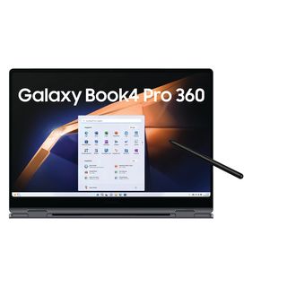 SAMSUNG Galaxy Book4 Pro 360, Notebook, mit 16 Zoll Display Touchscreen, Intel® Evo™ Plattform, Intel® Core™ Ultra 7 155H Prozessor, 16 GB RAM, 512 GB SSD, Intel® Arc® GPU, Moonstone Gray, Windows 11 Home (64 Bit)