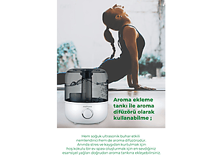 MEDISANA Medisana 45051 Aroma Fonksiyonlu 2.5L Buharlı Hava Nemlendirme Cihazı_3