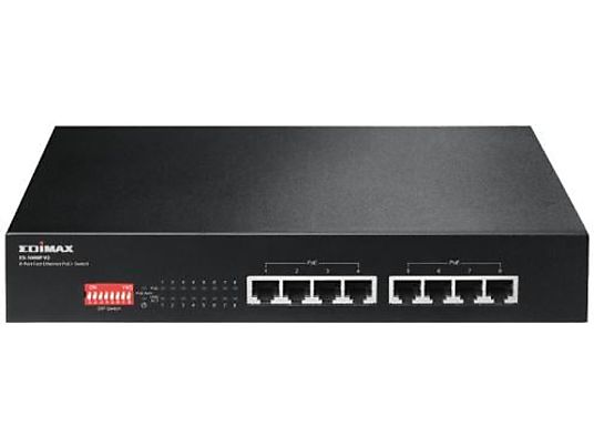 EDIMAX ES-1008P V2 - Netzwerk Switch (Schwarz)
