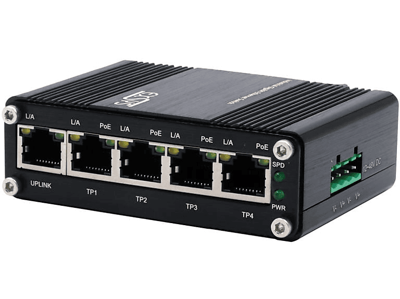 EXSYS EX-62020POE - Heimgebrauch (Schwarz)