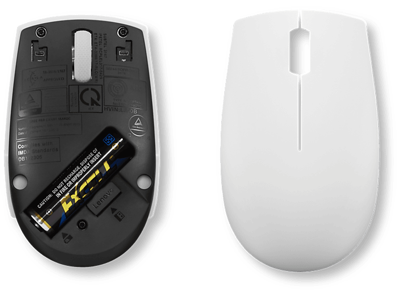 LENOVO 300 Kablosuz Kompakt Mouse Bulut Grisi_5