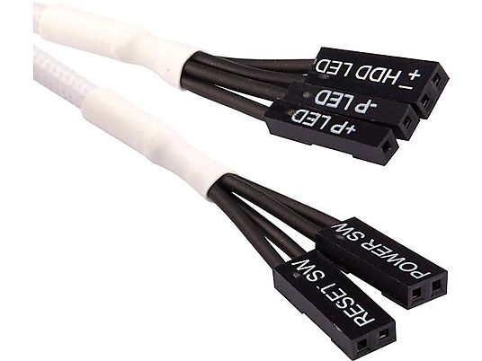 CORSAIR CC-8900245 FRONTPANEL CABLE - Câble de données interne (Blanc)