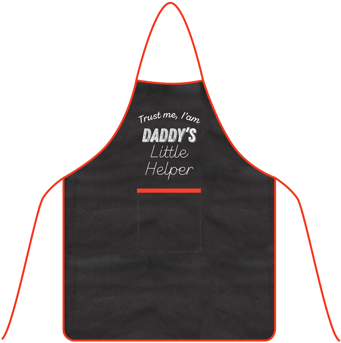 BBQ Grill kötény, gyerek méret, 44 x 60 cm, fekete (56294B)