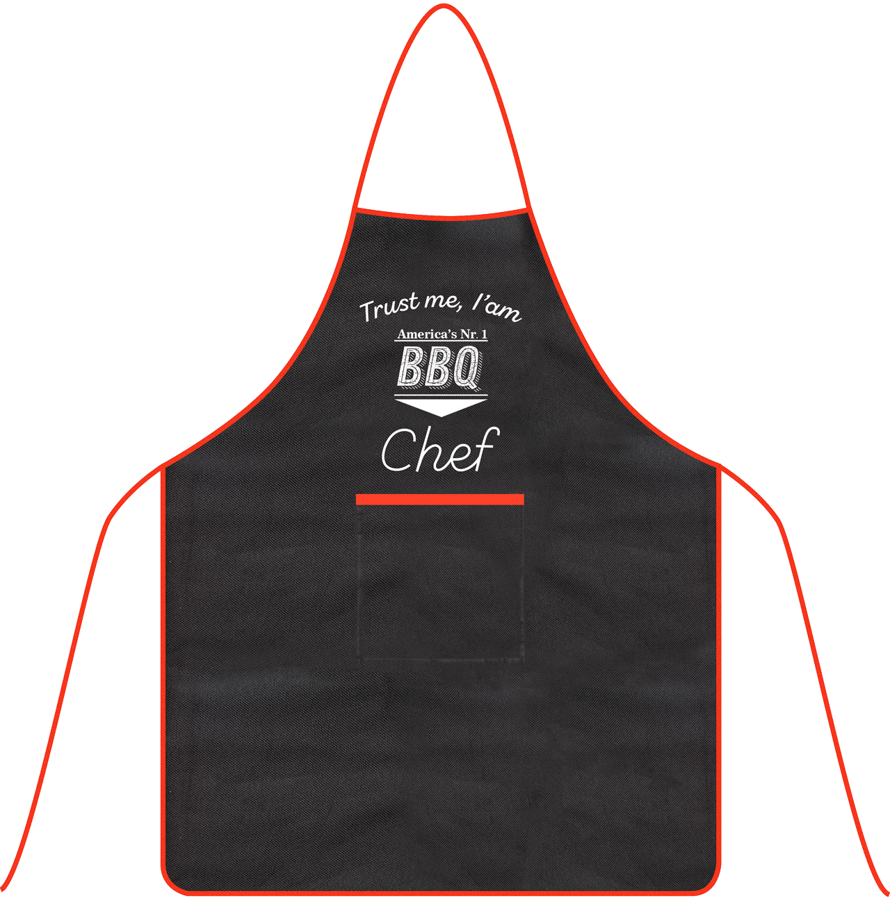 BBQ Grill kötény, 61 x 75,5 cm, fekete (56294A)