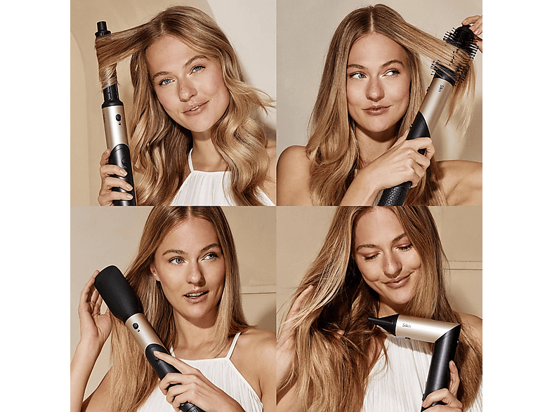 Silk'n SIF5PE1001S SilkyAir Flex All-in-One Haartrockner und Styler Gold, 1300 Watt, 5 Aufsätze — Foto 4 von 5