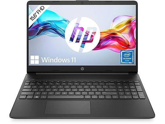 HP 15s-fq0317ng, Notebook, mit 15,6 Zoll Display, Intel® Celeron®,N4120 Prozessor, 8 GB RAM, 512 GB SSD, Intel® UHD 600, Grau, Windows 11 Home (64 Bit)