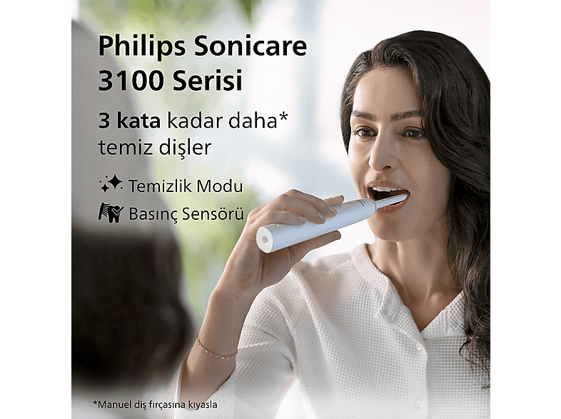 PHILIPS Sonicare Diamond Clean Şarjlı Diş Fırçası - Beyaz HX3671/13_2