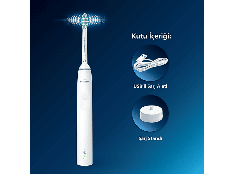 PHILIPS Sonicare Diamond Clean Şarjlı Diş Fırçası - Beyaz HX3671/13_5