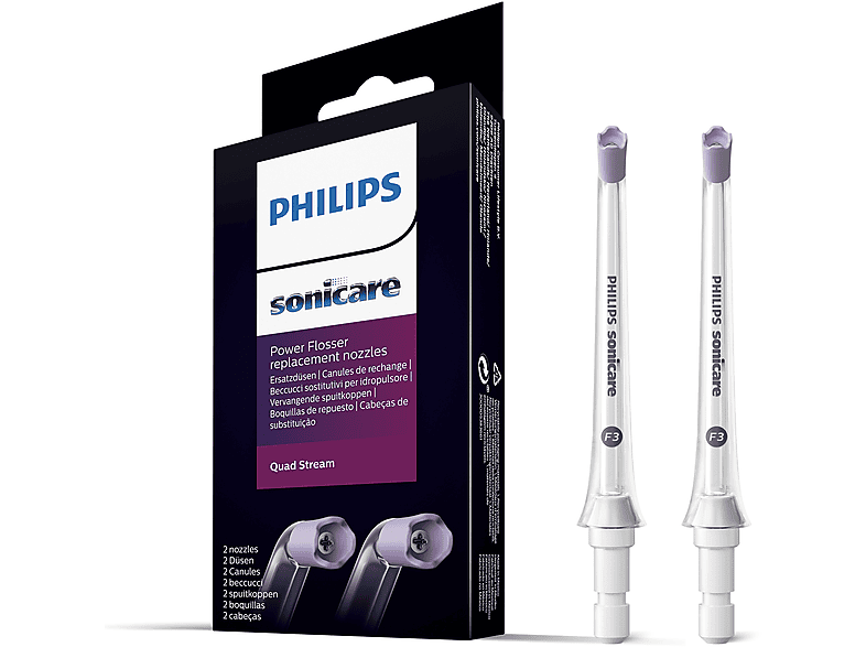 PHILIPS Sonicare  Ağız Duşu 2'li Yedek Başlık - Şeffaf HX3062/00_0