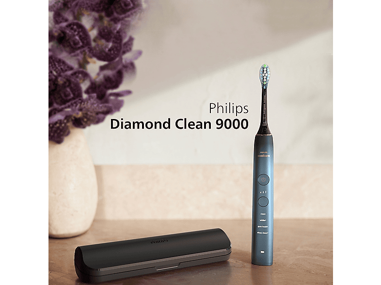 PHILIPS Sonicare Diamond Clean 9000 Şarjlı Diş Fırçası, Seyahat Kabı, Sonicare App - Siyah HX9911/88_5