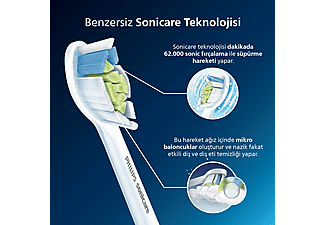 PHILIPS Sonicare Protective Clean 5100 Şarjlı Diş Fırçası, Seyahat Kabı, Yedek Başlık - Beyaz HX6859/29_4