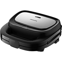 MediaMarkt PHILIPS HD2350/80 Tosti-apparaat Zilver aanbieding