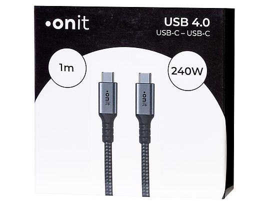 ONIT F01465 - Câble USB (Noir)