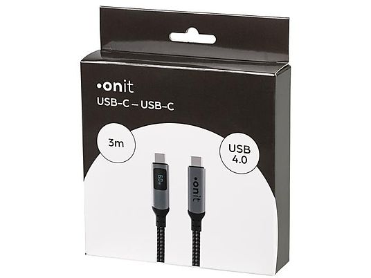 ONIT F01624 - Câble USB (Noir)