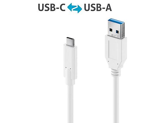 PURELINK IS2610-010 - Câble USB (Blanc)