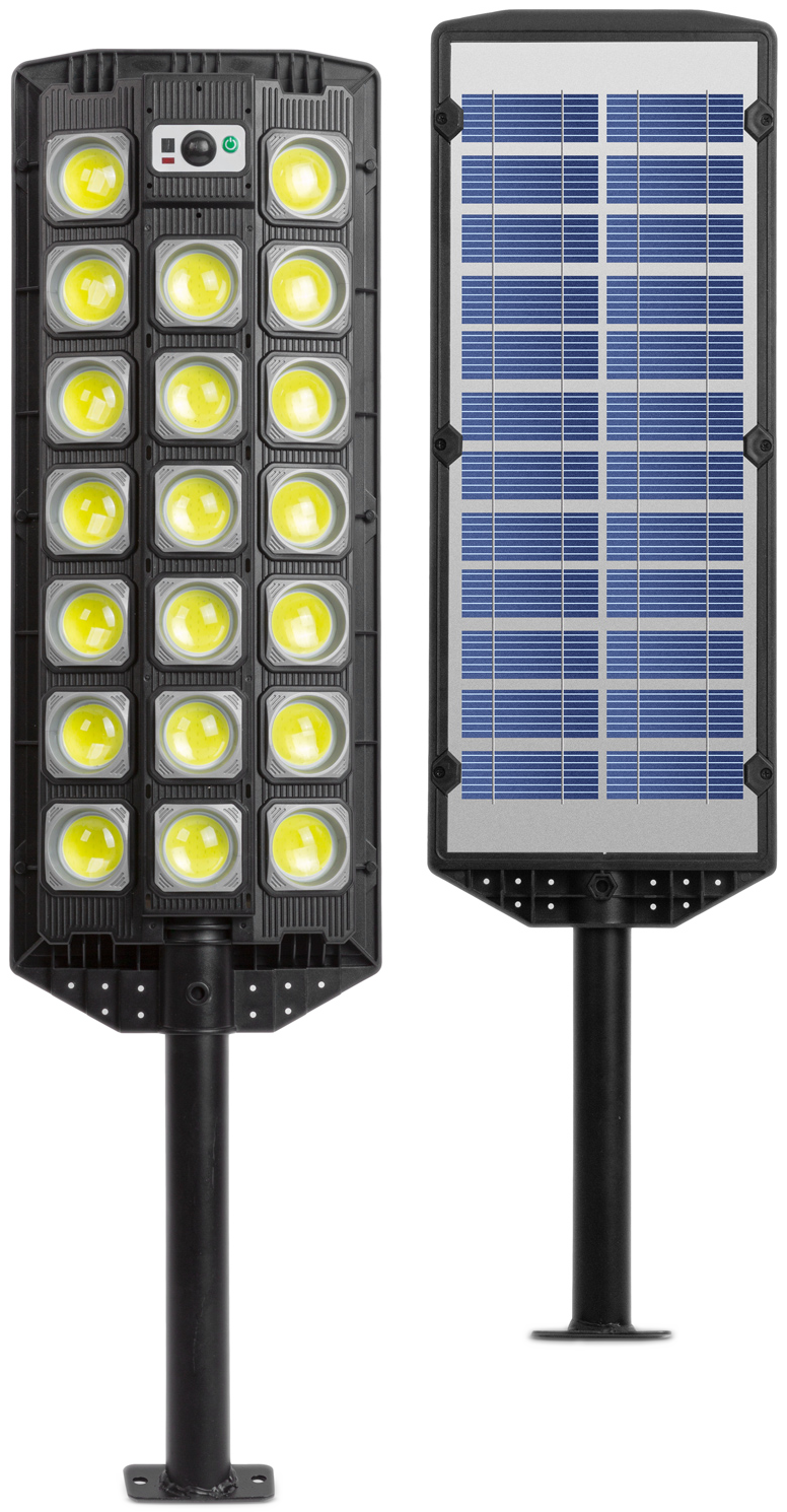 GARDEN OF EDEN Szolár fali reflektor, 520 SMD LED, 3000 lm, 20W, 4500 mAh, IP65 (55291B)