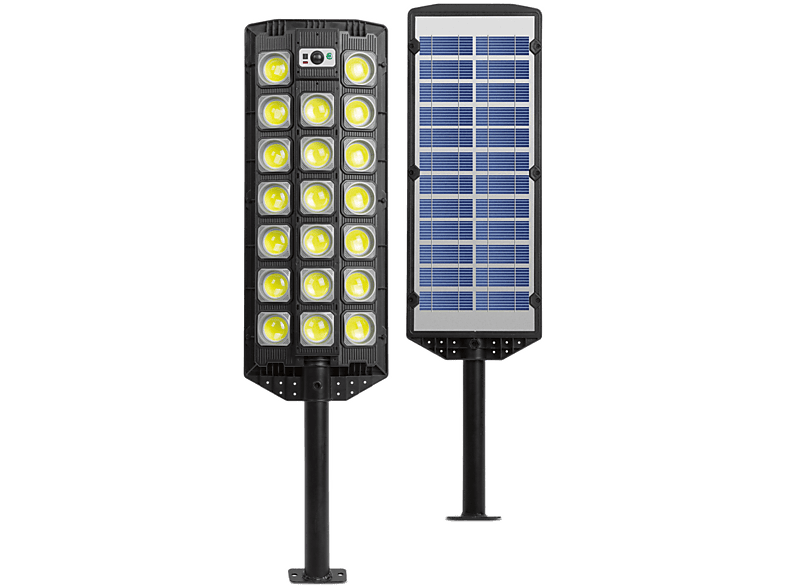 GARDEN OF EDEN Szolár fali reflektor, 520 SMD LED, 3000 lm, 20W, 4500 mAh, IP65 (55291B)