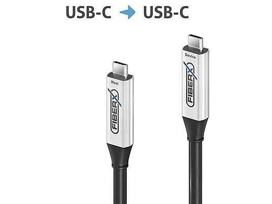 FIBERX FX-I600-012 - USB Kabel (Schwarz)