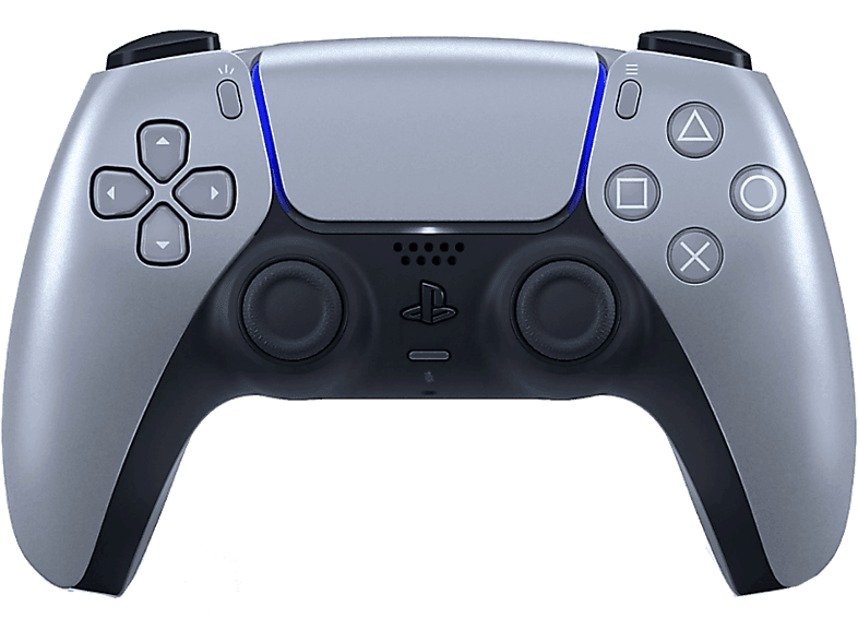 Mando PS5 - Sony Dualsense V2, Para PlayStation 5 y PC, Bluetooth, Retroalimentación háptica, Plata