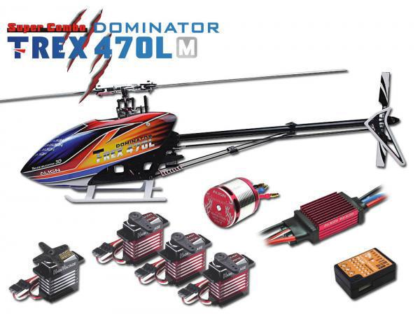 ALIGN RH47E01XT - Elicottero RC (Rosso)
