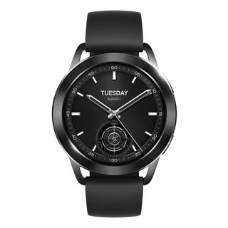 XIAOMI Watch S3 - Smartwatch (140 - 210 mm, Fluorkautschuk, Schwarz)