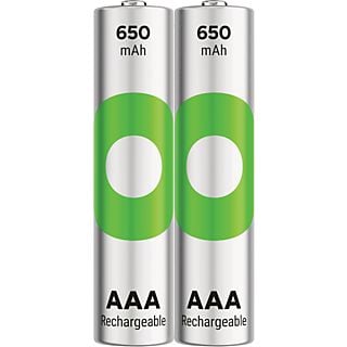 GP RECYKO AAA 650mAh 2 stuks Batterij