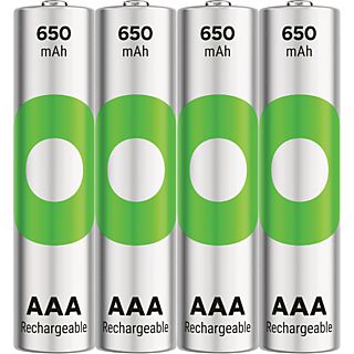 GP RECYKO AAA 650mAh 4 stuks Batterij