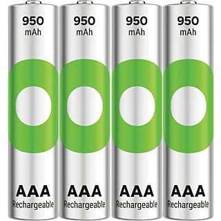 GP RECYKO AAA 950mAh 4 stuks Batterij