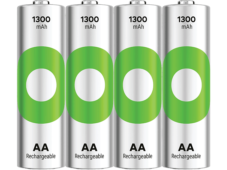 GP Recyko Aa 1300mah 4 Stuks Batterij afbeelding