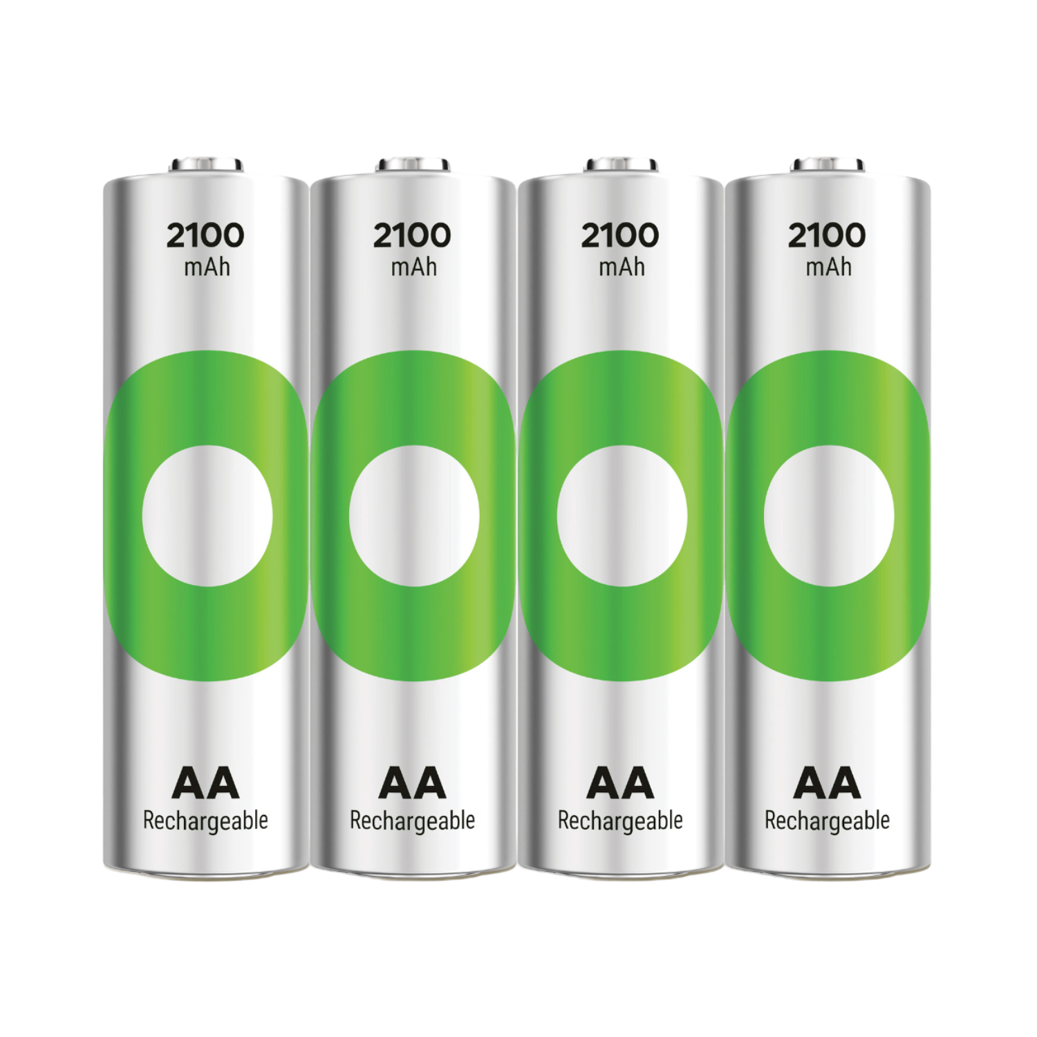 GP ReCyko Rechargeable AA batterijen - Oplaadbare batterijen AA (2100mAh) - 4 stuks