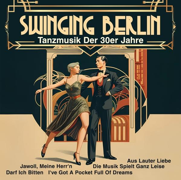 Albumcover mit tanzendem Paar, Text 'Swinging Berlin' und Songtiteln.
