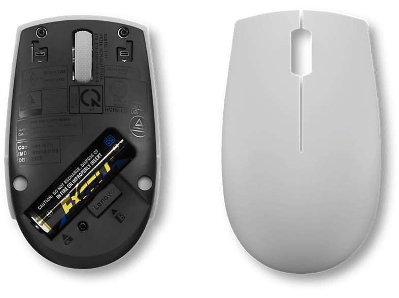 LENOVO 300 Kompakt Kablosuz Mouse Kutup Grisi_5