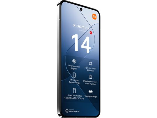 XIAOMI 14 + Electric Scooter 4 Lite Swiss Edition Bundle - Smartphone (6.36 ", 512 GB, Blanc)