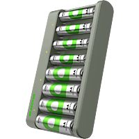 MediaMarkt GP USB-lader E821U 4x850AAA/4x2100AA Batterijoplader aanbieding