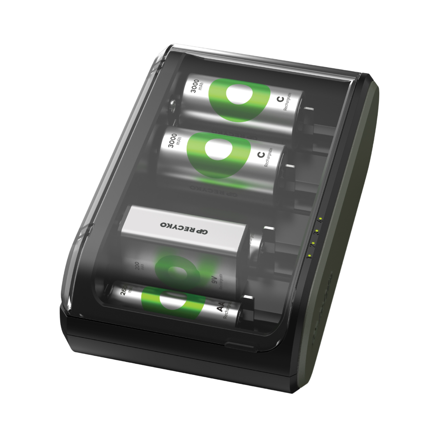 GP ReCyko Batterijlader - Universele batterij oplader - Geschikt voor AA, AAA, C, D, 9v
