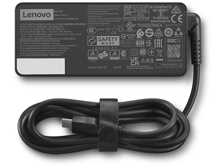 LENOVO USB-C 65W AC Adaptörü Şarj Cihazı Siyah_2