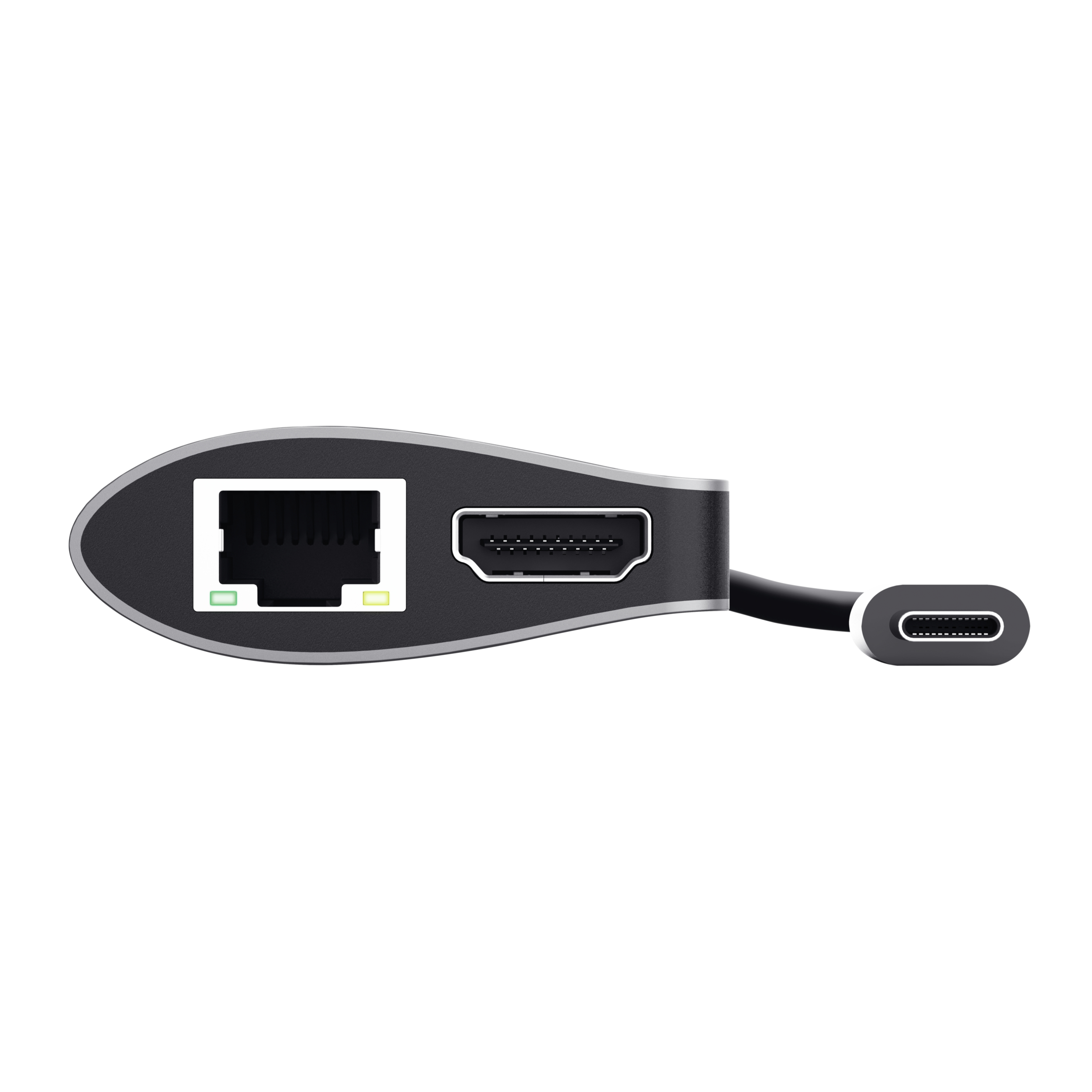 TRUST 23775 - Dockingstation + USB Hub (Grau)